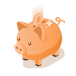 Visuel d'un cochon tirelire