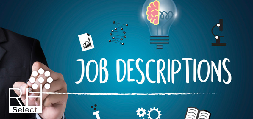 La fiche de poste, l’outil RH et managérial incontournable – Versailles Visuel avec écrit "Job descriptions"
